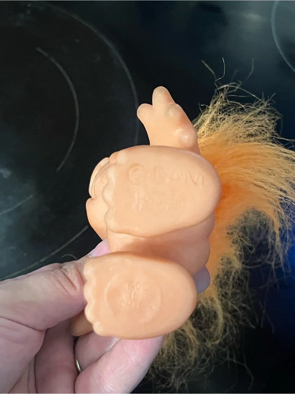 Vintage Set of 2 Dam Trolls 1986 Orange Hair 5